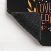 In Liebe mit dem Lernen Herbstlehrer fallen Mousepad (Ecke)