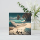 In Liebe mit dem Meer | Tropische Kunst (Stehend Vorderseite)