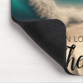 In Liebe mit dem Meer | Tropische Kunst Mousepad (Ecke)