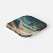 In Liebe mit dem Meer | Tropische Kunst Pappteller (Gewinkelt)