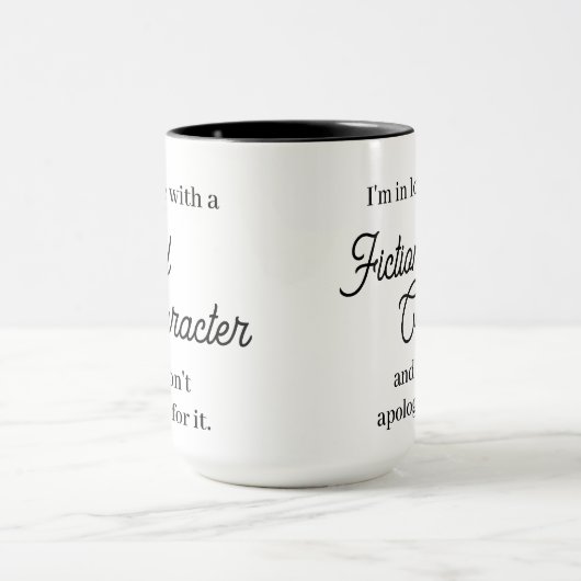 In Liebe mit einem fiktiven Zeichen Tasse (Zentrum)