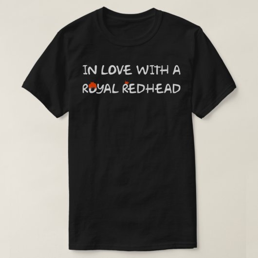 In Liebe mit einem Royal Redhead T-Shirt (Design vorne)