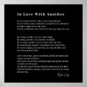 In Liebe mit einer anderen Liebe Poster Wand Kunst (Vorne)