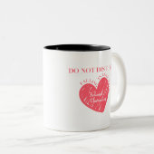 In Liebe mit fiktiven Zeichen fallen Zweifarbige Tasse (VorderseiteRechts)