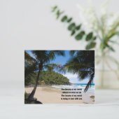 In Liebe mit Ihnen Postkarte (Stehend Vorderseite)