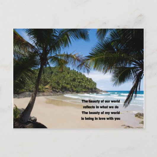 In Liebe mit Ihnen Postkarte (Vorderseite)