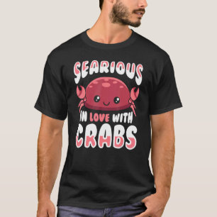 in Liebe mit Krabben für einen Krabbenfan T-Shirt