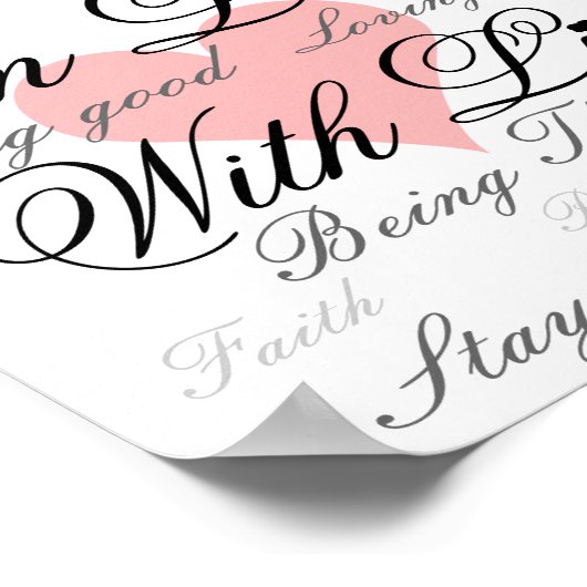 In Liebe mit Life Poster (Ecke)