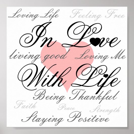 In Liebe mit Life Poster (Vorne)