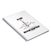 In Liebe mit meinem Herzschlag (Elektrokardiogramm Notizblock (Rechte Seite)