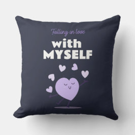 In Liebe mit meiner Selbst-Liebe fallen Kissen
