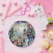 in Liebe mit Schwierigkeiten und in Schwierigkeite Pappteller (Party)