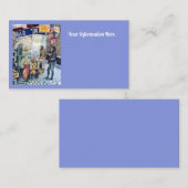 in Liebe mit Schwierigkeiten und in Schwierigkeite Visitenkarte (Vorne/Hinten)