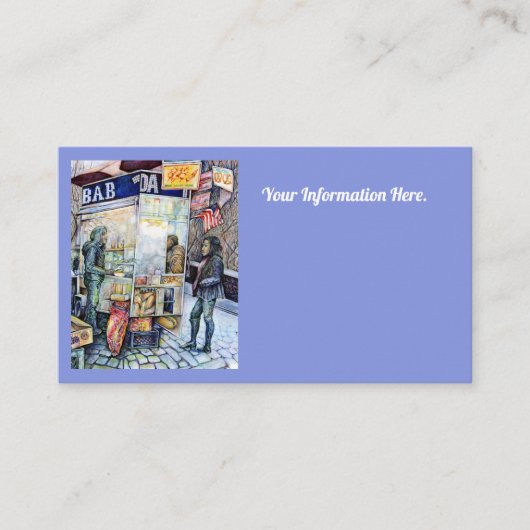 in Liebe mit Schwierigkeiten und in Schwierigkeite Visitenkarte (Vorderseite)