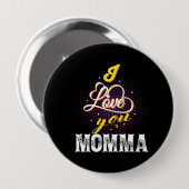 In Liebe momma Button (Vorne & Hinten)