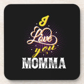 In Liebe momma Getränkeuntersetzer (Vorderseite)