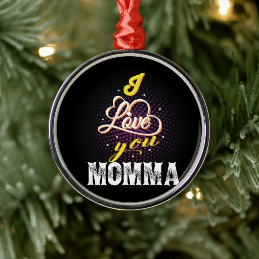 In Liebe momma Ornament Aus Metall (Baum)