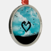 In Liebe Ornament Aus Metall (Rechts)