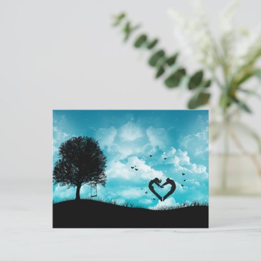 In Liebe Postkarte (Stehend Vorderseite)