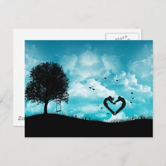 In Liebe Postkarte (Vorne/Hinten)