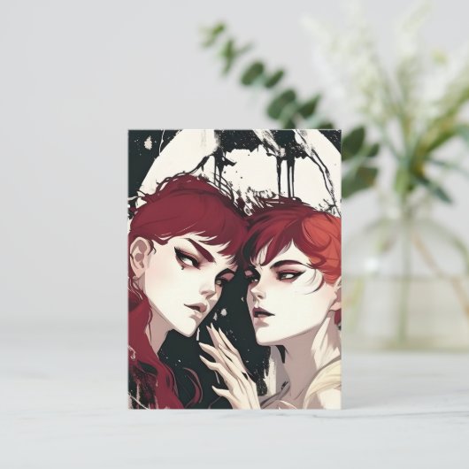 In Liebe Postkarte (Stehend Vorderseite)