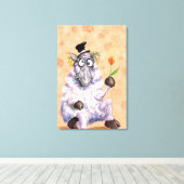 In Liebe Ram - Funny Leinwanddruck (Insitu (Holzboden))