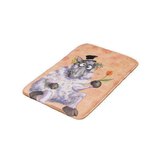 In Liebe Ram - Gentleman - Funny Badematte (Schrägansicht)