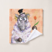 In Liebe Ram - Gentleman - Funny Badhandtuch Set (Waschlappen)