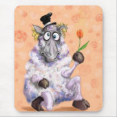 In Liebe Ram - Romantic - Fügen Sie Ihren Text / N Mousepad (Vorne)