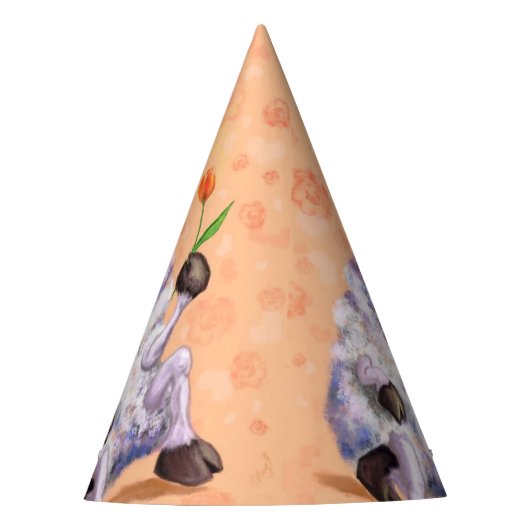 In Liebe Ram - Romantic - Fügen Sie Ihren Text / N Partyhütchen (Vorderseite)