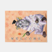 In Liebe Ram - Willkommen - Romantik Fußmatte (Vorderseite)