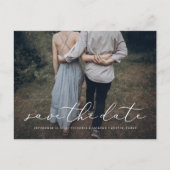 In Liebe Save the Date Postkarte (Vorderseite)