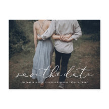 In Liebe Save the Date Postkarte