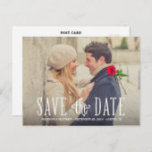 In Liebe | Save the Date Postkarte (Vorne/Hinten)