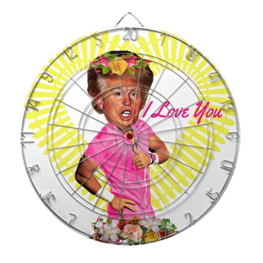 In Liebe Sie Donald Trump Dartscheibe (vorne)
