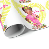 In Liebe Sie Donald Trump Geschenkpapier (Rolleneckpunkt)