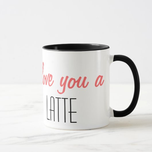 in Liebe Sie einen Latte Tasse (Rechts)