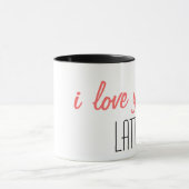 in Liebe Sie einen Latte Tasse (Zentrum)