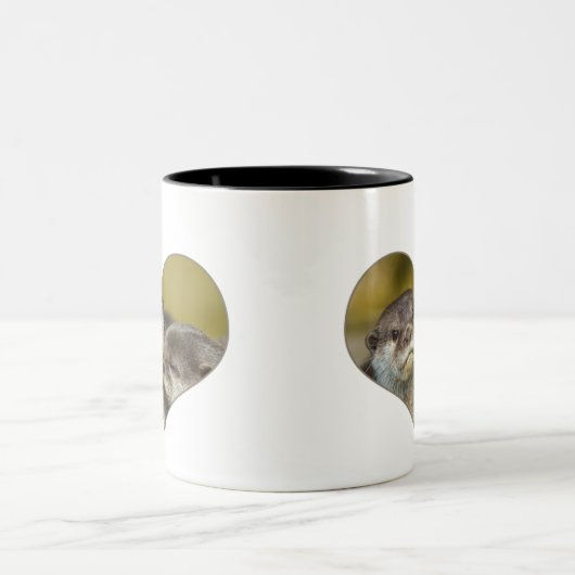 In Liebe Tasse mit zwei Tonen Kaffee (Mittel)