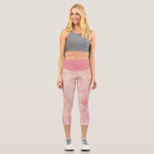 In Liebe ummantelt Capri Leggings (Vorderseite)