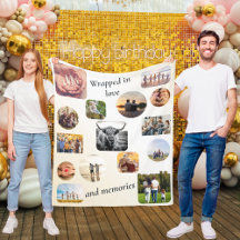 In Liebe und Erinnerungen verpackt FotoCollage Geb