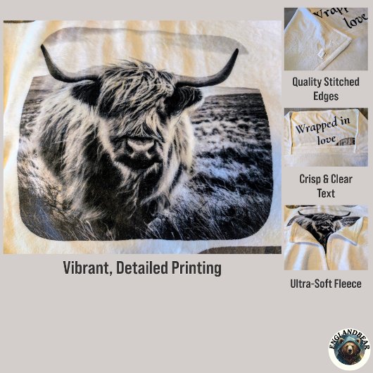 In Liebe und Erinnerungen verpackt FotoCollage Geb Fleecedecke