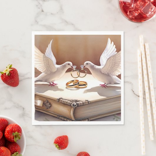 In Liebe vereint Serviette (Beispiel)