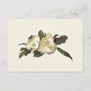 In Liebe - Vintage Magnolia-Blume Hochzeit RSVP