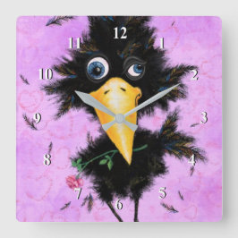 In Liebe Zeile - Gentleman - Ihren Text / Namen hi Quadratische Wanduhr