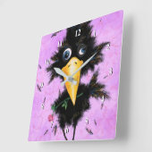 In Liebe Zeile - Gentleman - Ihren Text / Namen hi Quadratische Wanduhr (Winkel)