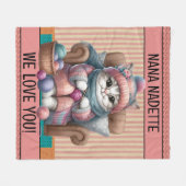 In Liebe zerrissen Fleece Blanket (Vorderseite (Horizontal))