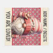 In Liebe zerrissen Fleece Blanket (Vorderseite (Horizontal))