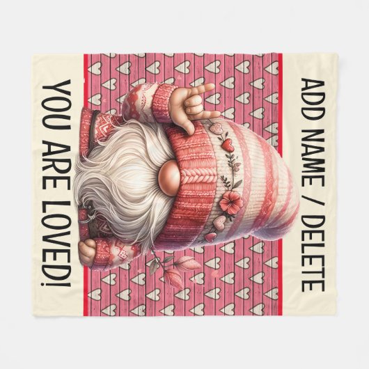 In Liebe zerrissen Fleece Blanket (Vorderseite (Horizontal))