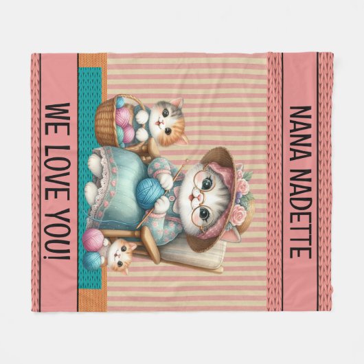 In Liebe zerrissen Fleece Blanket (Vorderseite (Horizontal))